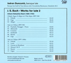 Produktbild: J.S. Bach: Works for lute,Vol. 2