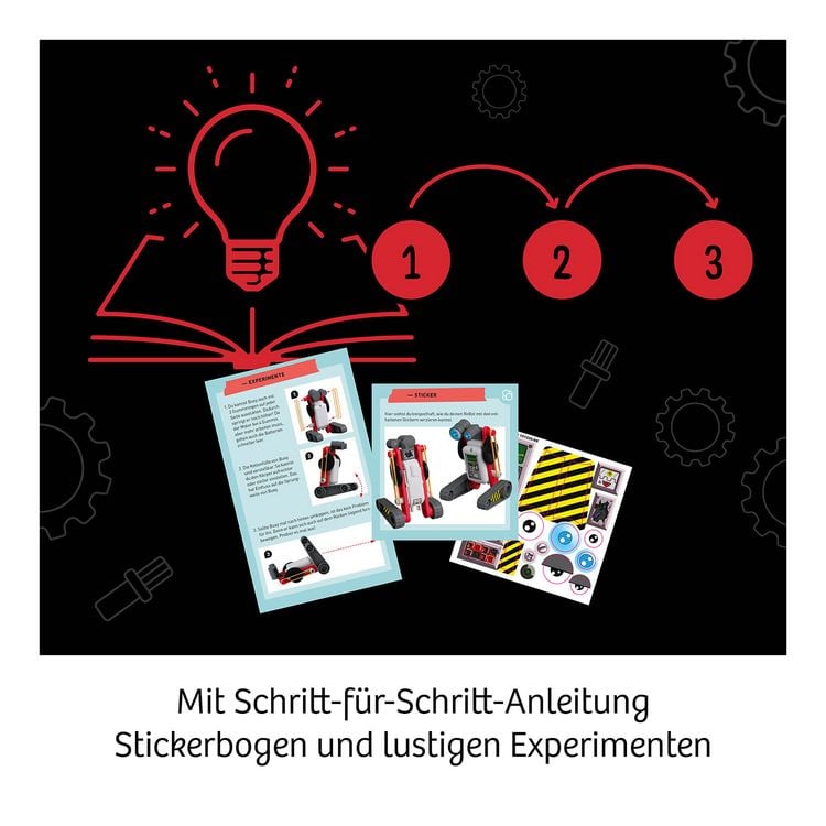 Kosmos ReBotz - Buxy der Jumping Bot 12L: Experimentierkasten