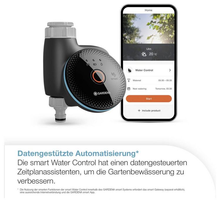 Produktbild: GARDENA 19033-20smart Water Control Bew&auml;sserungssteuerung