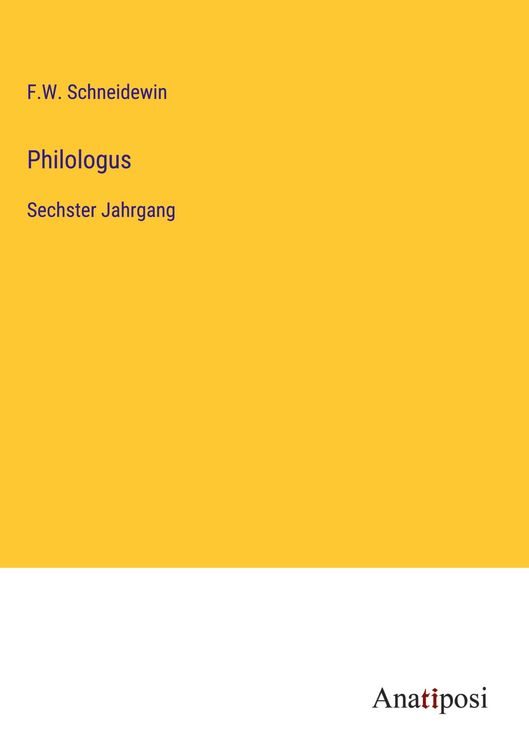 Produktbild: Philologus