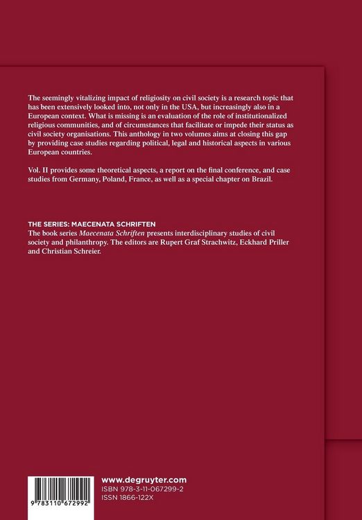 Produktbild: Religious Communities and Civil Society in Europe