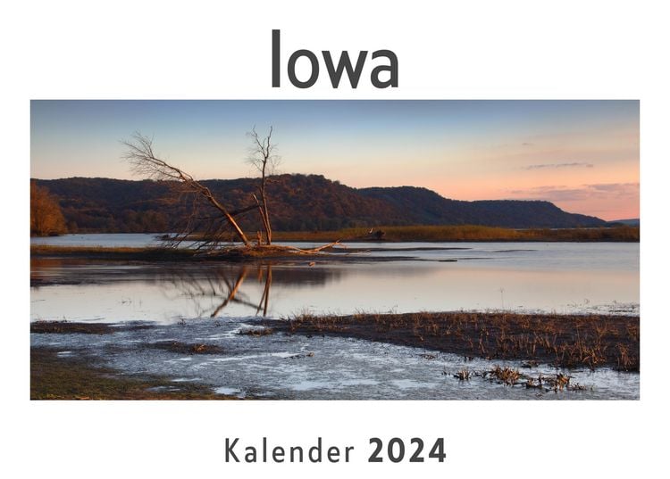 Produktbild: Iowa (Wandkalender 2024, Kalender DIN A4 quer, Monatskalender im Querformat mit Kalendarium, Das perfekte Geschenk)