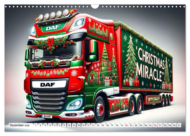 Produktbild: Faszination Truck: KI-Designs von Lack und Leistung (Wandkalender 2026 DIN A3 quer), CALVENDO Monatskalender