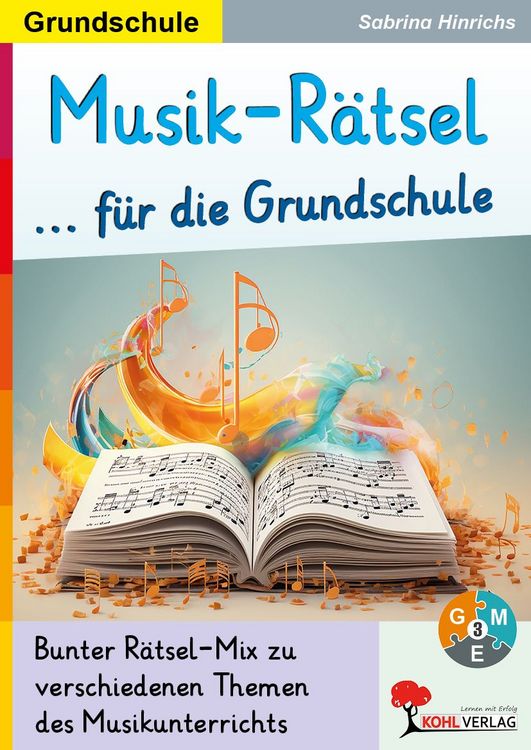 Produktbild: Musik-R&auml;tsel f&uuml;r die Grundschule