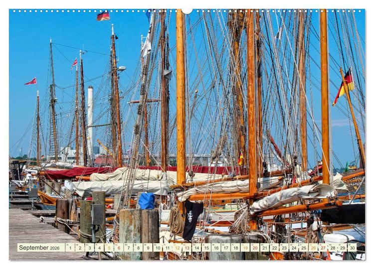 Produktbild: Bezauberndes Flensburg (Wandkalender 2026 DIN A2 quer), CALVENDO Monatskalender