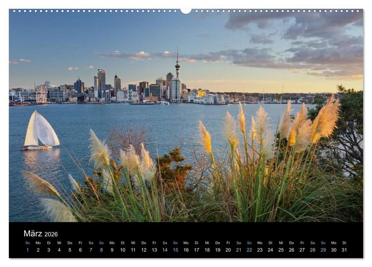 Produktbild: Traumziel Neuseeland 2026 (hochwertiger Premium Wandkalender 2026 DIN A2 quer), Kunstdruck in Hochglanz