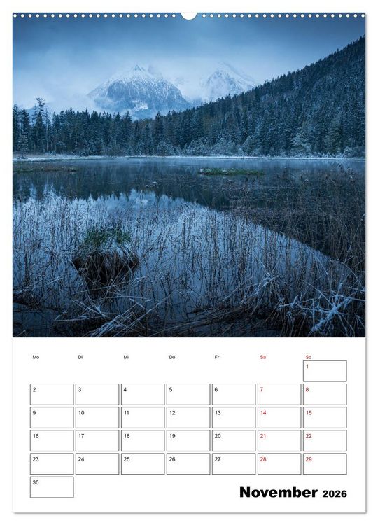 Produktbild: Traumhaftes Berchtesgadener Land (Wandkalender 2026 DIN A2 hoch), CALVENDO Monatskalender