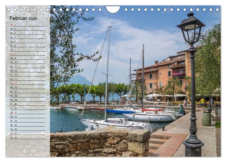 Produktbild: GARDASEE Idyllische Orte (Wandkalender 2026 DIN A4 quer), CALVENDO Monatskalender