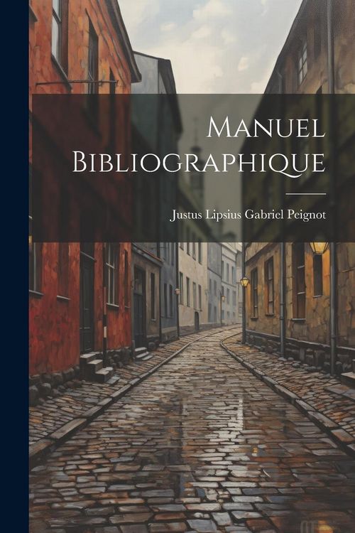Produktbild: Manuel Bibliographique