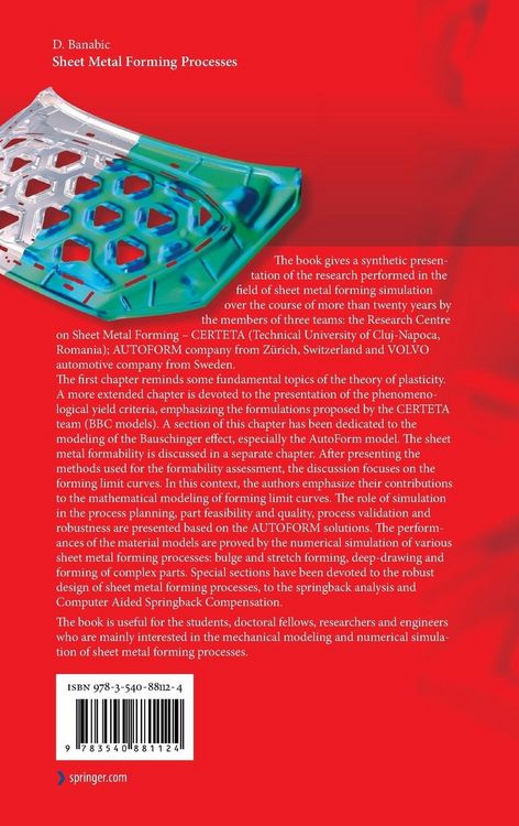 Produktbild: Sheet Metal Forming Processes