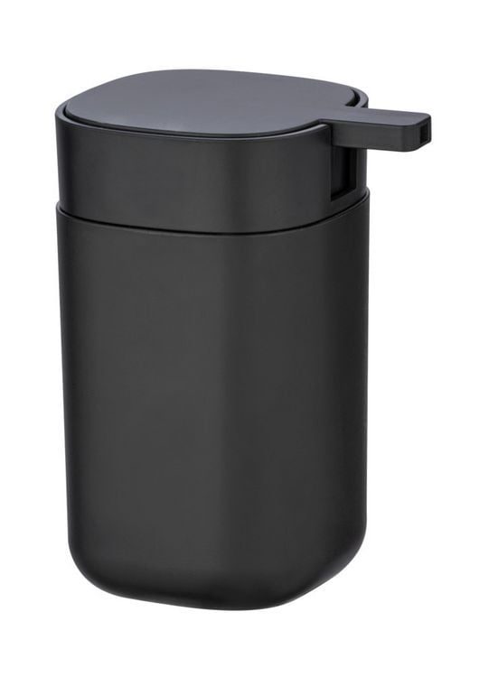 Produktbild: Bad-Accessoire Set Mod. Davos Schwarz, mit Treteimer 5 Liter