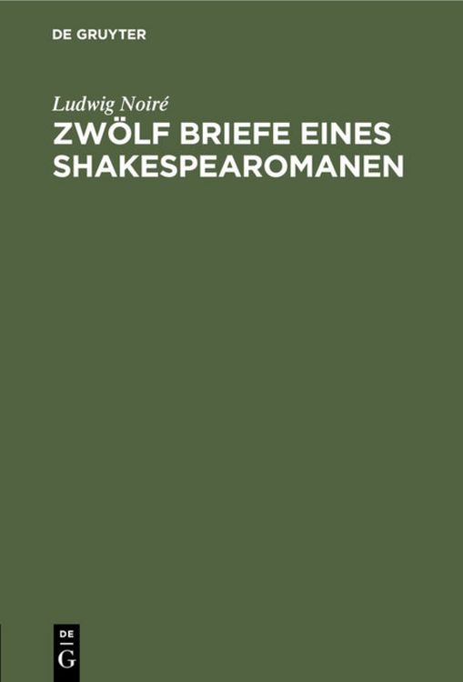 Produktbild: Zw&ouml;lf Briefe eines Shakespearomanen