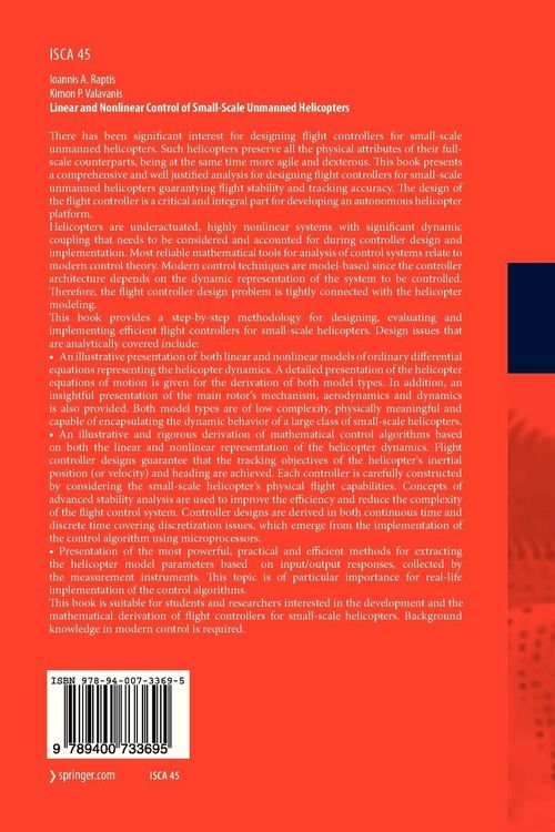 Produktbild: Linear and Nonlinear Control of Small-Scale Unmanned Helicopters