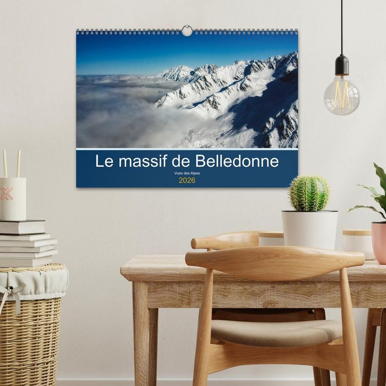 Produktbild: Le massif de Belledonne, vues sur les Alpes (Calendrier mural 2026 DIN A3 vertical), CALVENDO calendrier mensuel