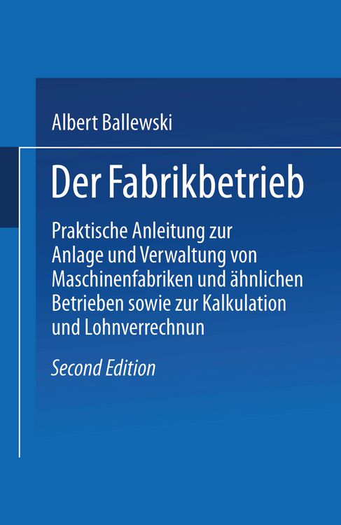 Produktbild: Der Fabrikbetrieb