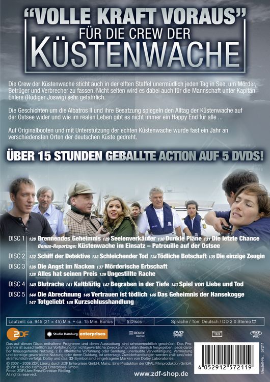 Produktbild: K&uuml;stenwache - Staffel 11 [5 DVDs]