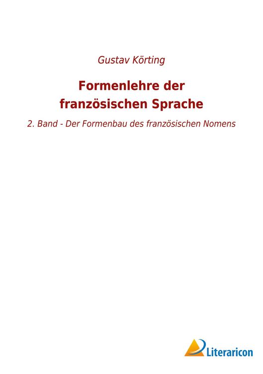 Produktbild: Formenlehre der franz&ouml;sischen Sprache