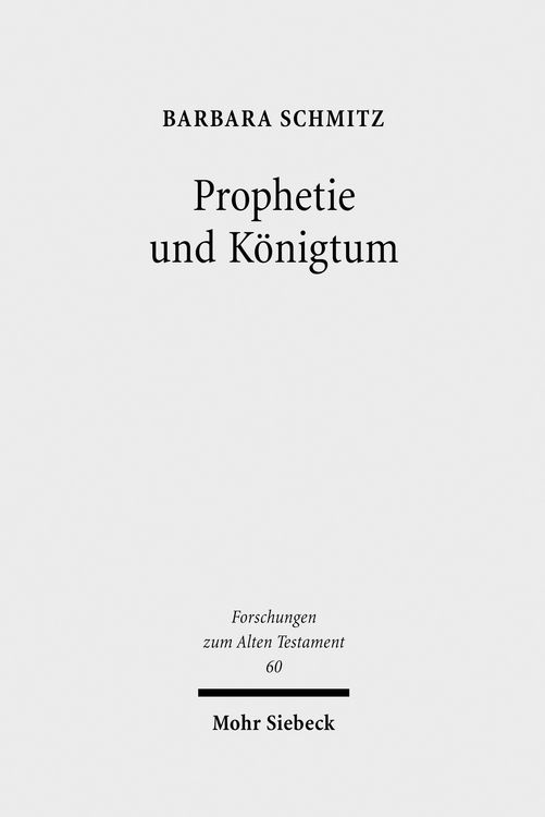 Produktbild: Prophetie und K&ouml;nigtum