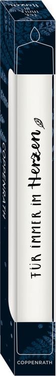 Produktbild: WunschKerze - Ein Licht f&uuml;r dich/F&uuml;r immer im Herzen, sort.