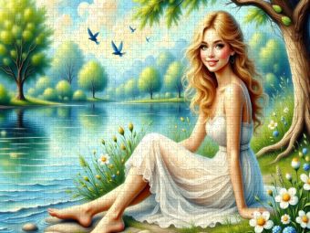 Produktbild: CALVENDO Puzzle Sommertr&auml;ume am See | 1000 Teile Lege-Gr&ouml;&szlig;e 64x48cm Foto-Puzzle f&uuml;r gl&uuml;ckliche Stunden