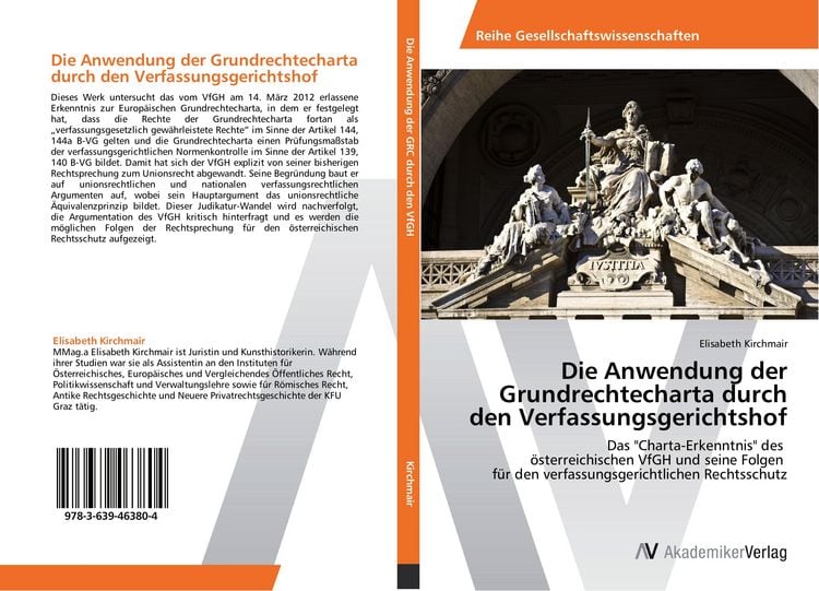 Produktbild: Die Anwendung der Grundrechtecharta durch den Verfassungsgerichtshof
