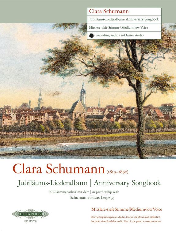 Produktbild: Jubil&auml;ums-Liederalbum -14 Lieder f&uuml;r mittlere / tiefe Singstimme und Klavier-