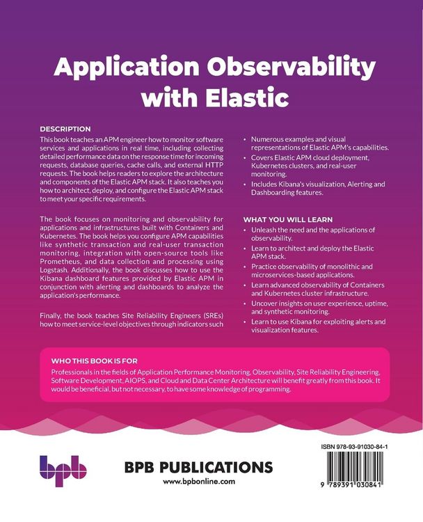 Produktbild: Application Observability with Elastic