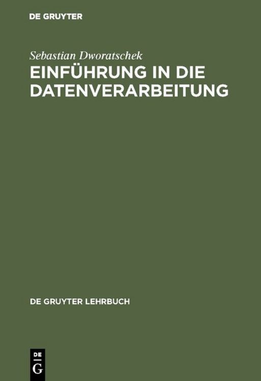 Produktbild: Einf&uuml;hrung in die Datenverarbeitung