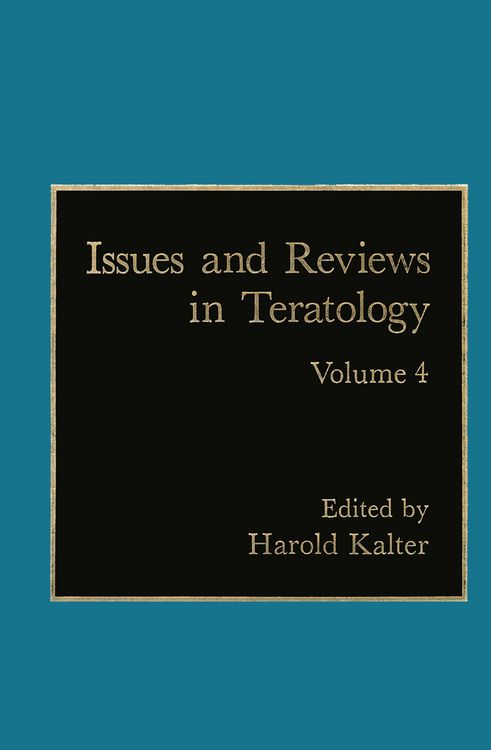 Produktbild: Issues and Reviews in Teratology