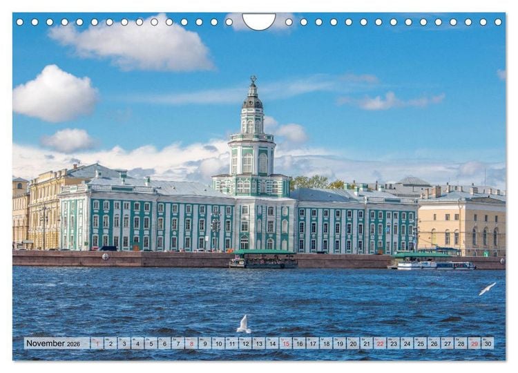 Produktbild: St. Petersburg - Prachtvolle Ostseemetropole (Wandkalender 2026 DIN A4 quer), CALVENDO Monatskalender