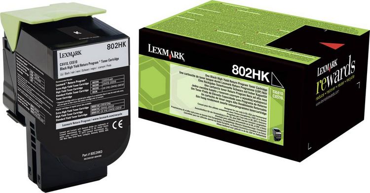 Produktbild: Lexmark Toner ret. 80C2HK0 bk