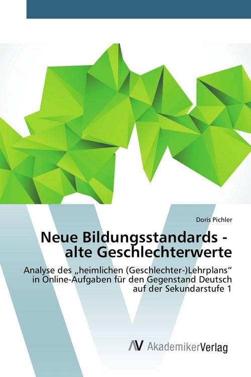 Produktbild: Neue Bildungsstandards - alte Geschlechterwerte
