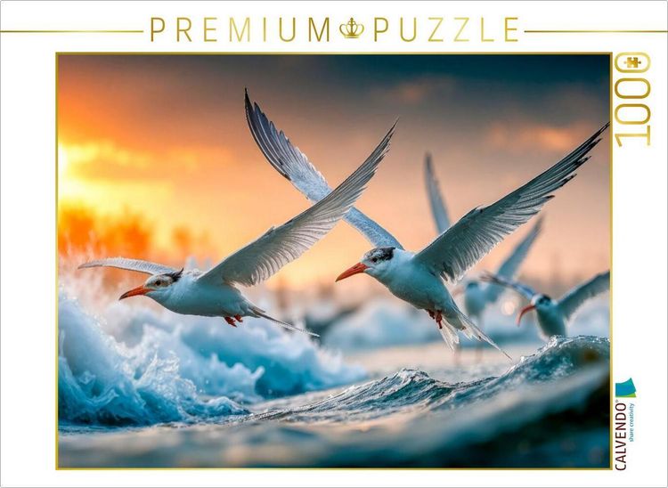 Produktbild: CALVENDO Puzzle Ob sich hier die Fische fangen lassen | 1000 Teile Lege-Gr&ouml;&szlig;e 64x48cm Foto-Puzzle f&uuml;r gl&uuml;ckliche Stunden