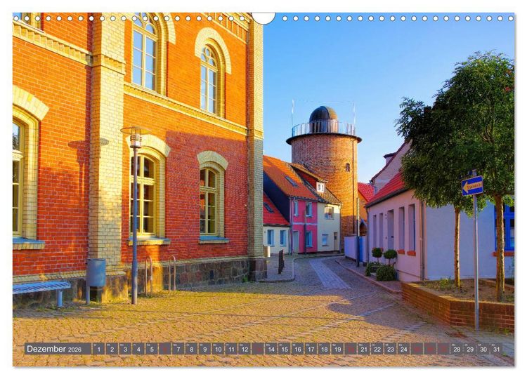 Produktbild: Vinetastadt Barth - Spaziergang durch die historische Stadt (Wandkalender 2026 DIN A3 quer), CALVENDO Monatskalender