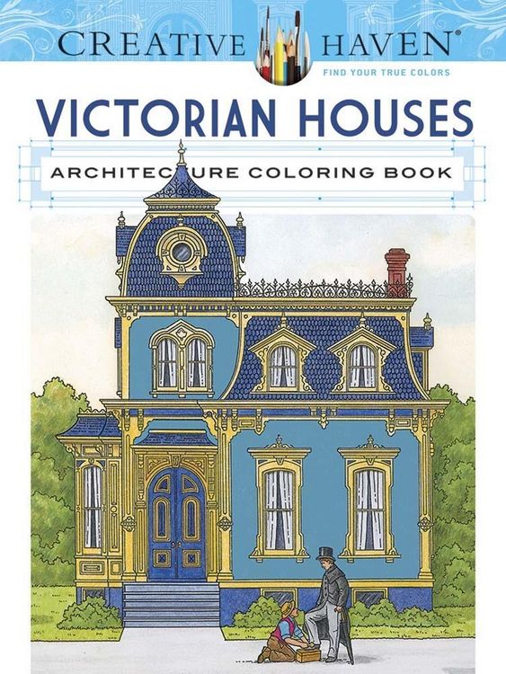 Produktbild: Creative Haven Victorian Houses Architecture Coloring Book