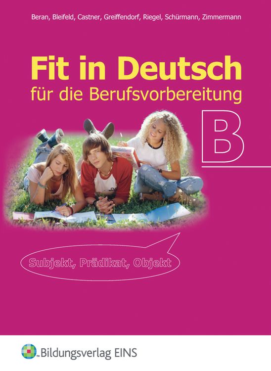 Produktbild: Fit in Deutsch f&uuml;r die Berufsvorbereitung