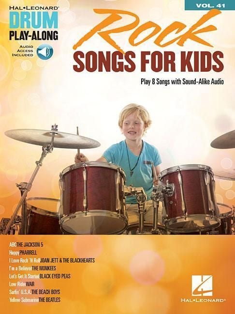 Produktbild: Rock Songs for Kids Drum Play-Along Volume 41 Book/Online Audio