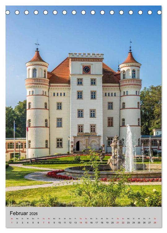 Produktbild: NIEDERSCHLESIEN Idylle und Historie (Tischkalender 2026 DIN A5 hoch), CALVENDO Monatskalender