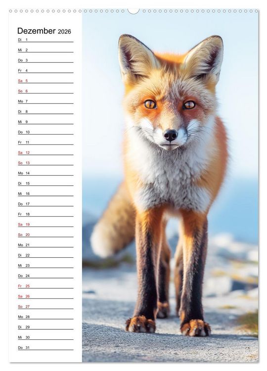 Produktbild: Ganz von vorn (hochwertiger Premium Wandkalender 2026 DIN A2 hoch), Kunstdruck in Hochglanz