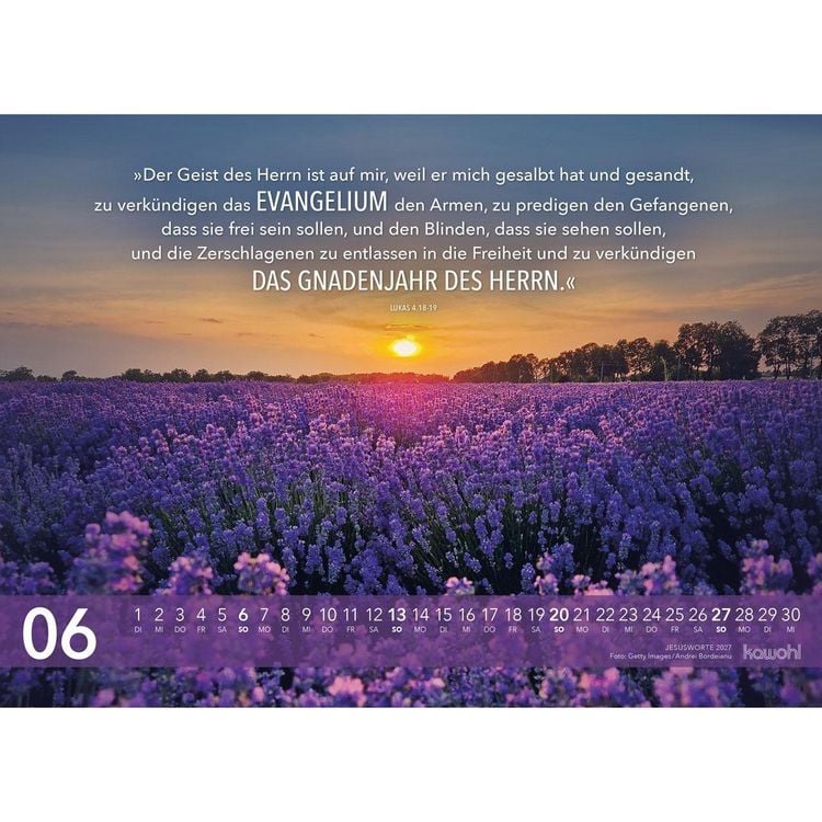 Produktbild: Jesus Worte 2027