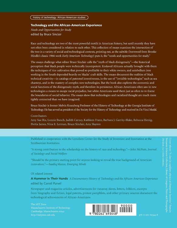 Produktbild: Technology and the African-American Experience
