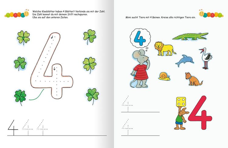 Produktbild: Lernraupe &ndash; Ruckzuck weggewischt! Erste Zahlen