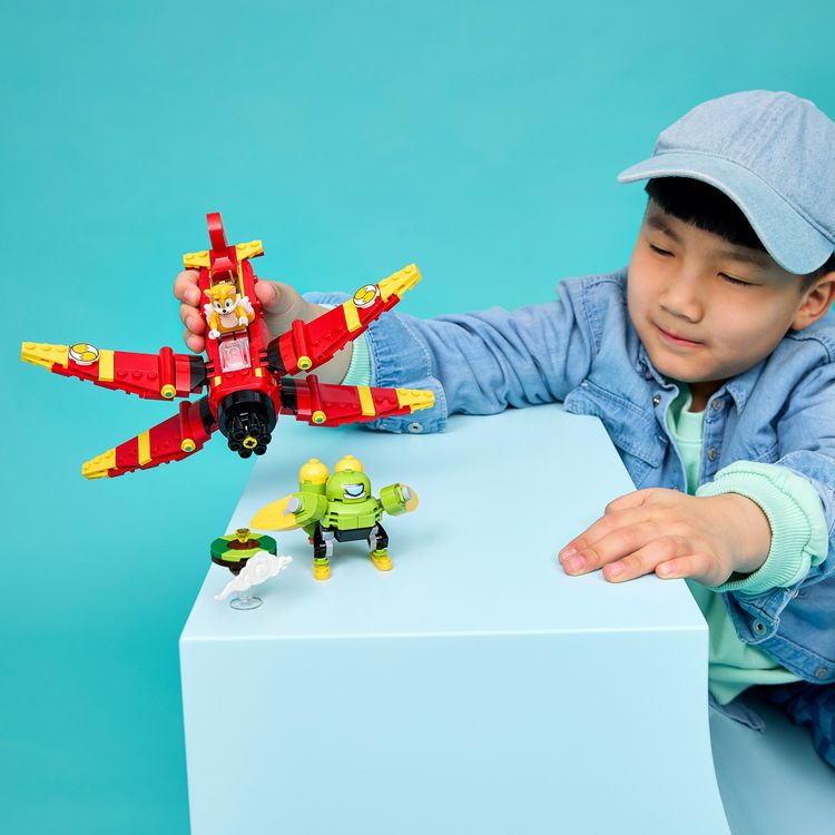Produktbild: LEGO Sonic the Hedgehog Tails&lsquo; Tornado-1 baubarer Spielzeugflieger 77119