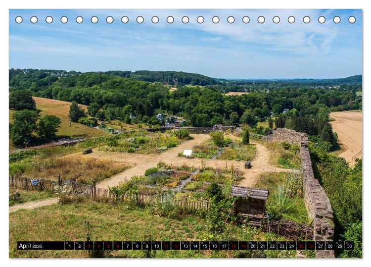 Produktbild: Blankenberg Burg und Stadt (Tischkalender 2026 DIN A5 quer), CALVENDO Monatskalender