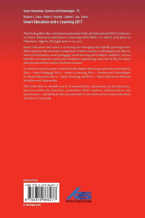 Produktbild: Smart Education and e-Learning 2017
