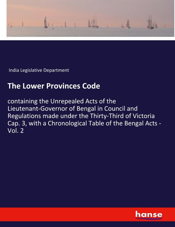 Produktbild: The Lower Provinces Code