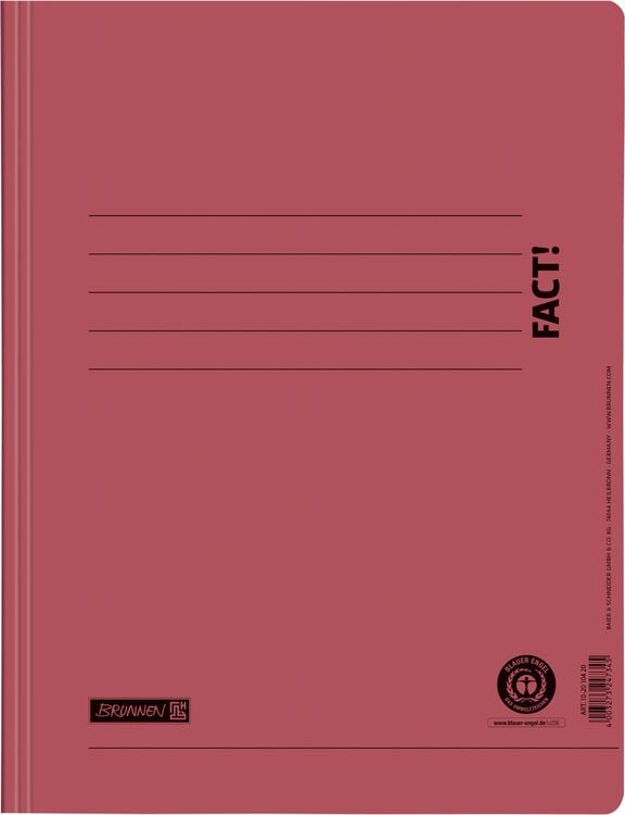 Produktbild: Brunnen Schnellhefter FACT! rot