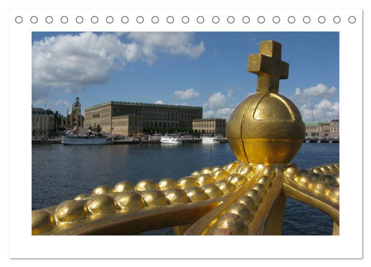 Produktbild: Stockholm - Licht des Nordens (Tischkalender 2026 DIN A5 quer), CALVENDO Monatskalender