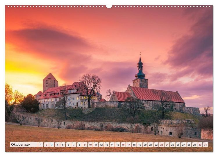 Produktbild: Willkommen im Saalekreis (hochwertiger Premium Wandkalender 2027 DIN A2 quer), Kunstdruck in Hochglanz