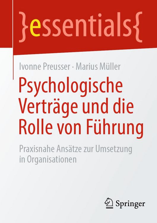 Produktbild: Psychologische Vertr&auml;ge und die Rolle von F&uuml;hrung